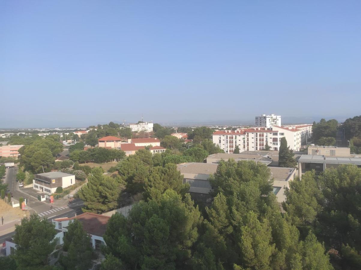 페르피냥 T2 30M2 Au Calme, Vue Montagnes, Apercu Mer 아파트 외부 사진